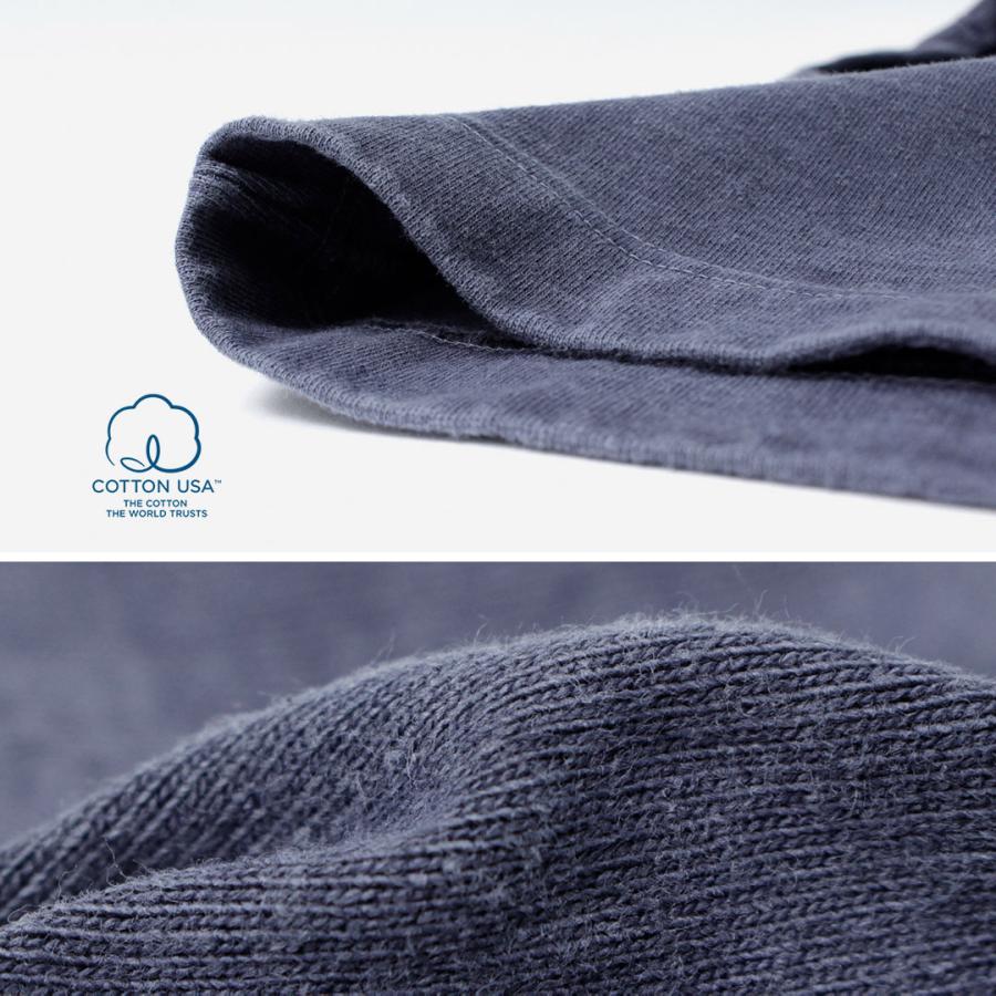 GOOD ON（グッドオン） 別注 ハーフスリーブ ヘビー レトロ ヘンリーネック Tシャツ / ヘビーウェイト メンズ 五分袖 無地 | GOOD ON | 15