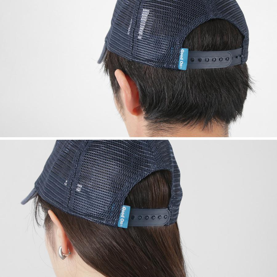 GOOD ON（グッドオン） 別注 TEE メッシュキャップ “GOOD ON” 刺繍 / メンズ レディース 浅め 帽子 スナップバック USAコットン | GOOD ON | 08