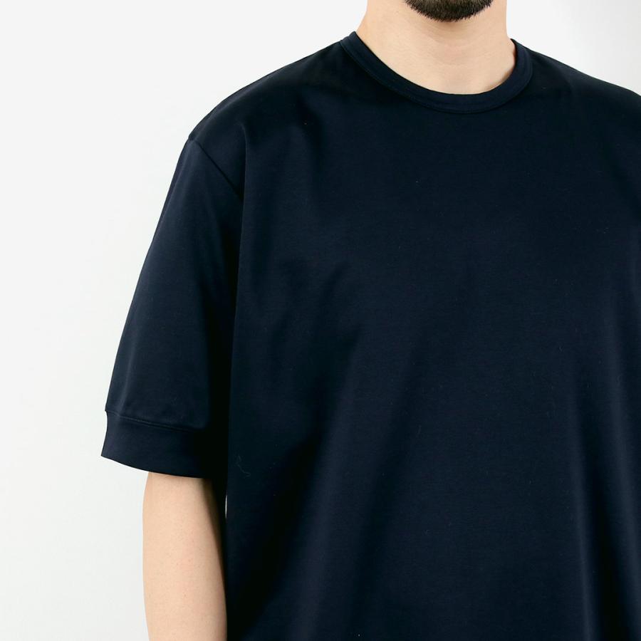 RE MADE IN TOKYO JAPAN（アールイー） ハーフスリーブ ワイド ドレスTシャツ / 半袖 メンズ 無地 クルーネック 日本製 | Re made in tokyo japan | 14