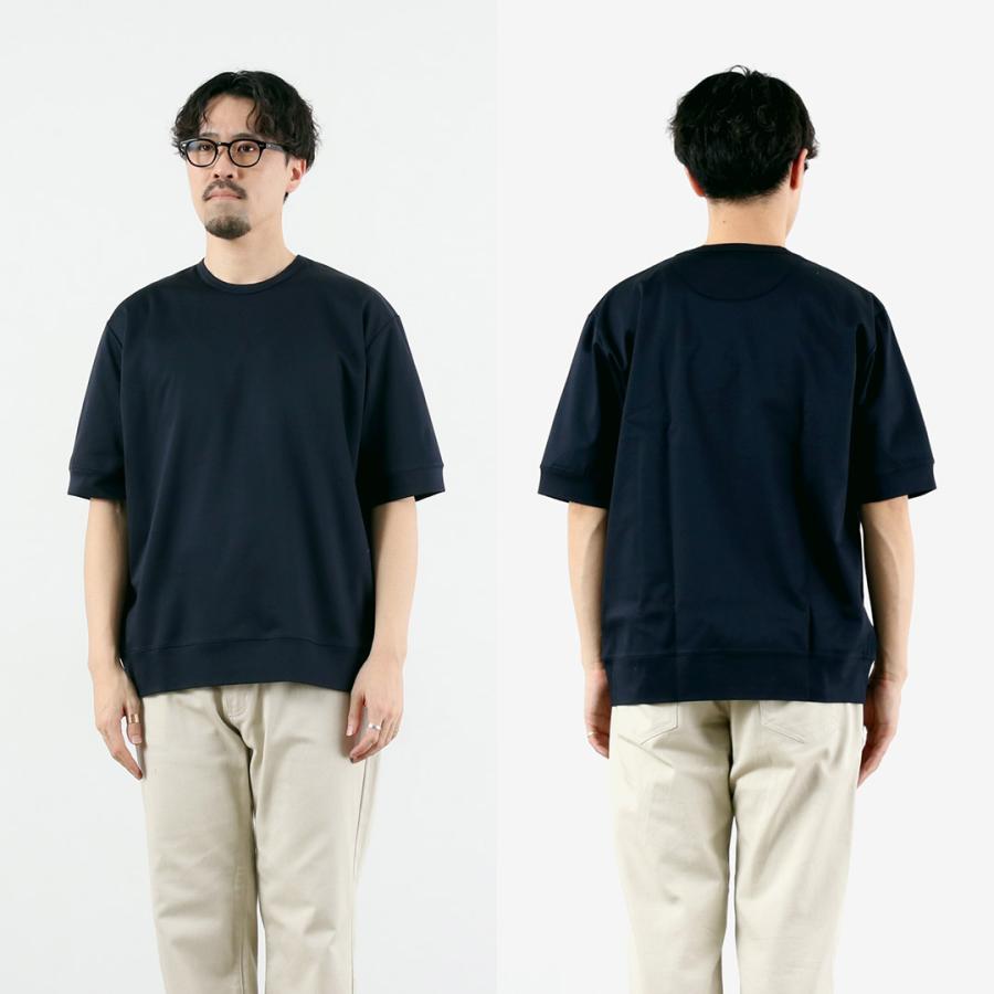 RE MADE IN TOKYO JAPAN（アールイー） ハーフスリーブ ワイド ドレスTシャツ / 半袖 メンズ 無地 クルーネック 日本製 | Re made in tokyo japan | 17