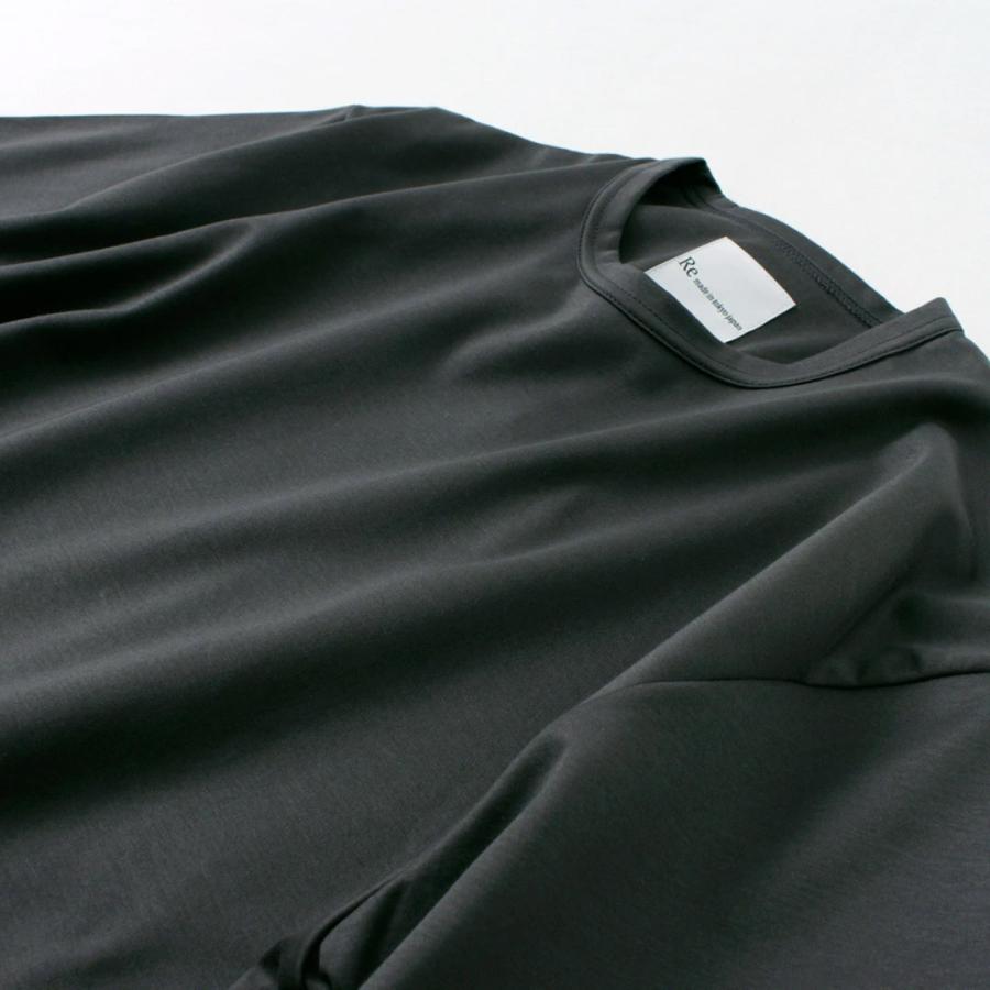 RE MADE IN TOKYO JAPAN（アールイー） ハーフスリーブ ワイド ドレスTシャツ / 半袖 メンズ 無地 クルーネック 日本製 | Re made in tokyo japan | 12
