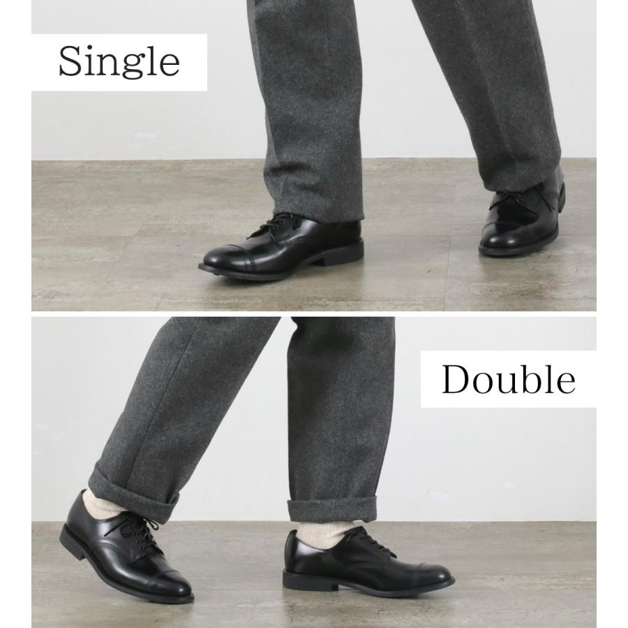 D.C.WHITE（ディーシーホワイト） ウールメルトン テーパードトラウザー メンズ スラックス 日本製 | D.C.WHITE | 12