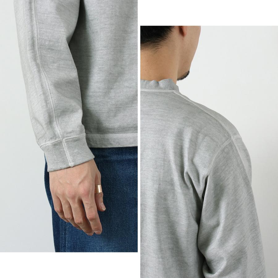 GOOD ON（グッドオン） ロングスリーブ ヘビー ヘンリーTシャツ / メンズ カットソー 長袖 無地 ピグメントダイ USAコットン | GOOD ON | 15