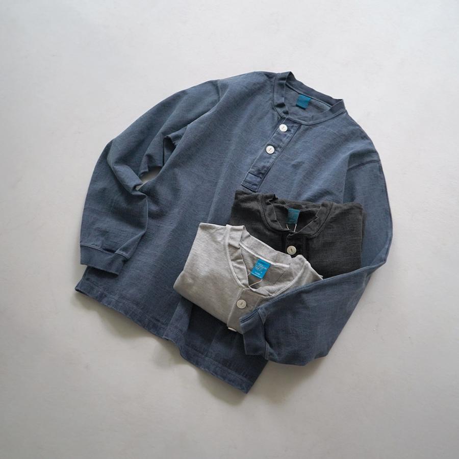 GOOD ON（グッドオン） ロングスリーブ ヘビー ヘンリーTシャツ / メンズ カットソー 長袖 無地 ピグメントダイ USAコットン | GOOD ON | 07