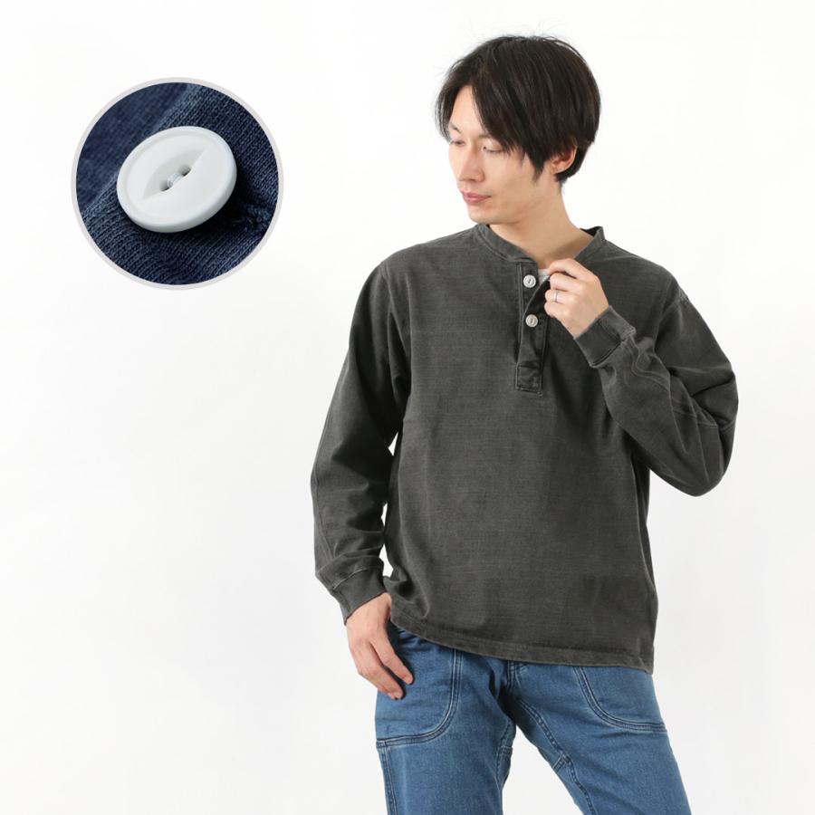 GOOD ON（グッドオン） L/S ヘビー ヘンリーT メンズ トップス 長袖 Tシャツ ロンTEE 綿 コットン | GOOD ON | 14