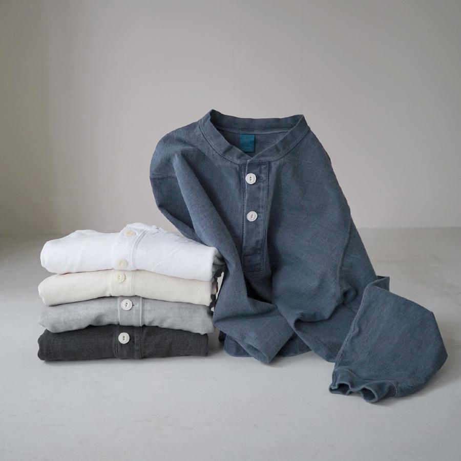 GOOD ON（グッドオン） ロングスリーブ ヘビー ヘンリーTシャツ / メンズ カットソー 長袖 無地 ピグメントダイ USAコットン | GOOD ON | 13