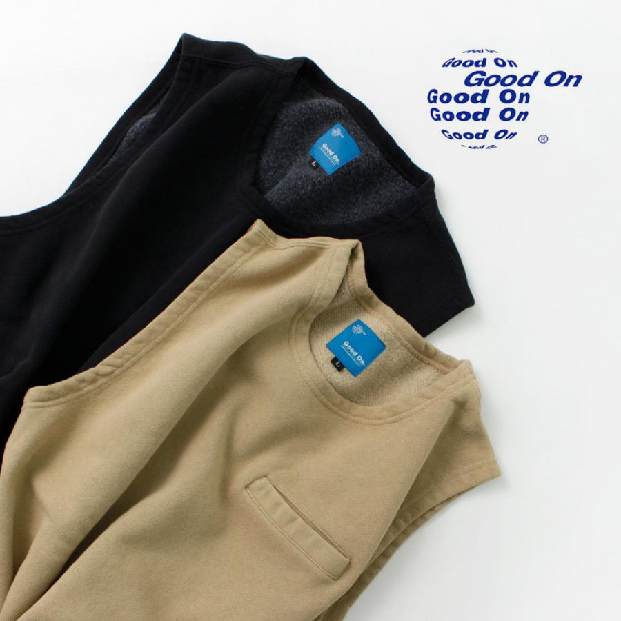 GOOD ON（グッドオン） フリース スウェットベスト 光電子 メンズ 光電子 綿 コットン 裏起毛 カジュアル 無地 | GOOD ON | 05