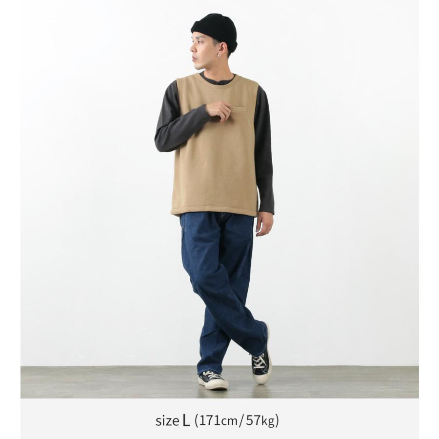 GOOD ON（グッドオン） フリース スウェットベスト 光電子 メンズ 光電子 綿 コットン 裏起毛 カジュアル 無地 | GOOD ON | 06