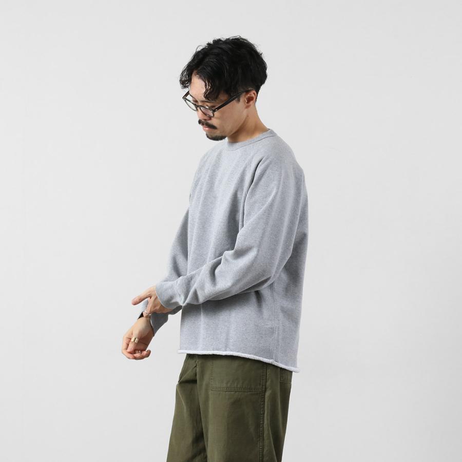 WALLA WALLA SPORT（ワラワラスポーツ） 13oz クルースウェット / メンズ トレーナー ラグラン カットオフ 日本製 | WALLA WALLA SPORT | 19