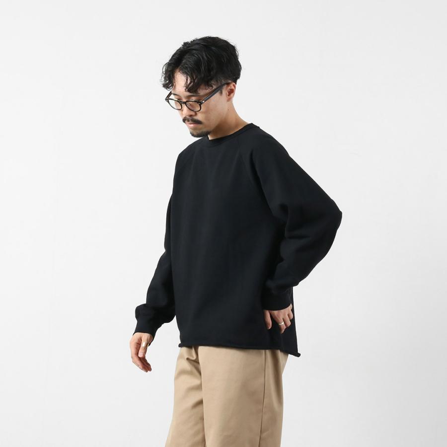 WALLA WALLA SPORT（ワラワラスポーツ） 13oz クルースウェット / メンズ トレーナー ラグラン カットオフ 日本製 | WALLA WALLA SPORT | 20