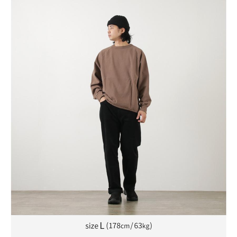 WALLA WALLA SPORT（ワラワラスポーツ） 13oz クルースウェット / メンズ トレーナー ラグラン カットオフ 日本製 | WALLA WALLA SPORT | 11