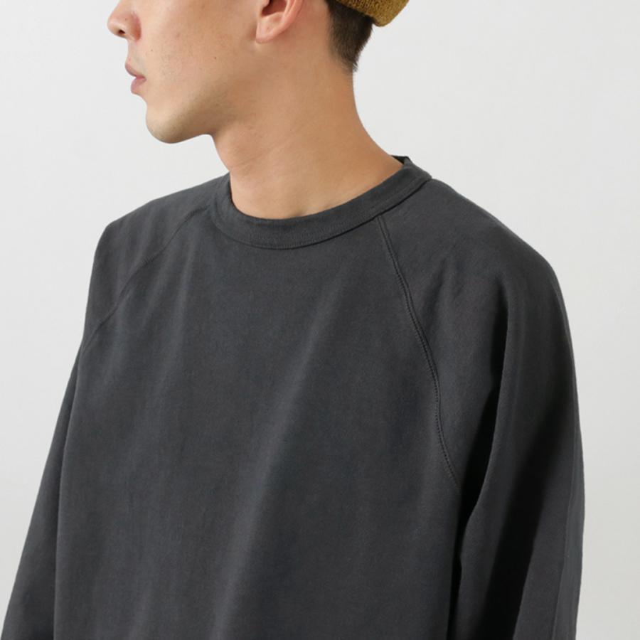 WALLA WALLA SPORT（ワラワラスポーツ） 13oz クルースウェット / メンズ トレーナー ラグラン カットオフ 日本製 | WALLA WALLA SPORT | 15