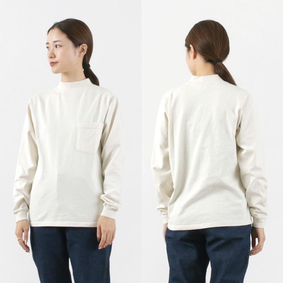 Goodwear（グッドウェア） ロングスリーブ モックネック ポケットT
