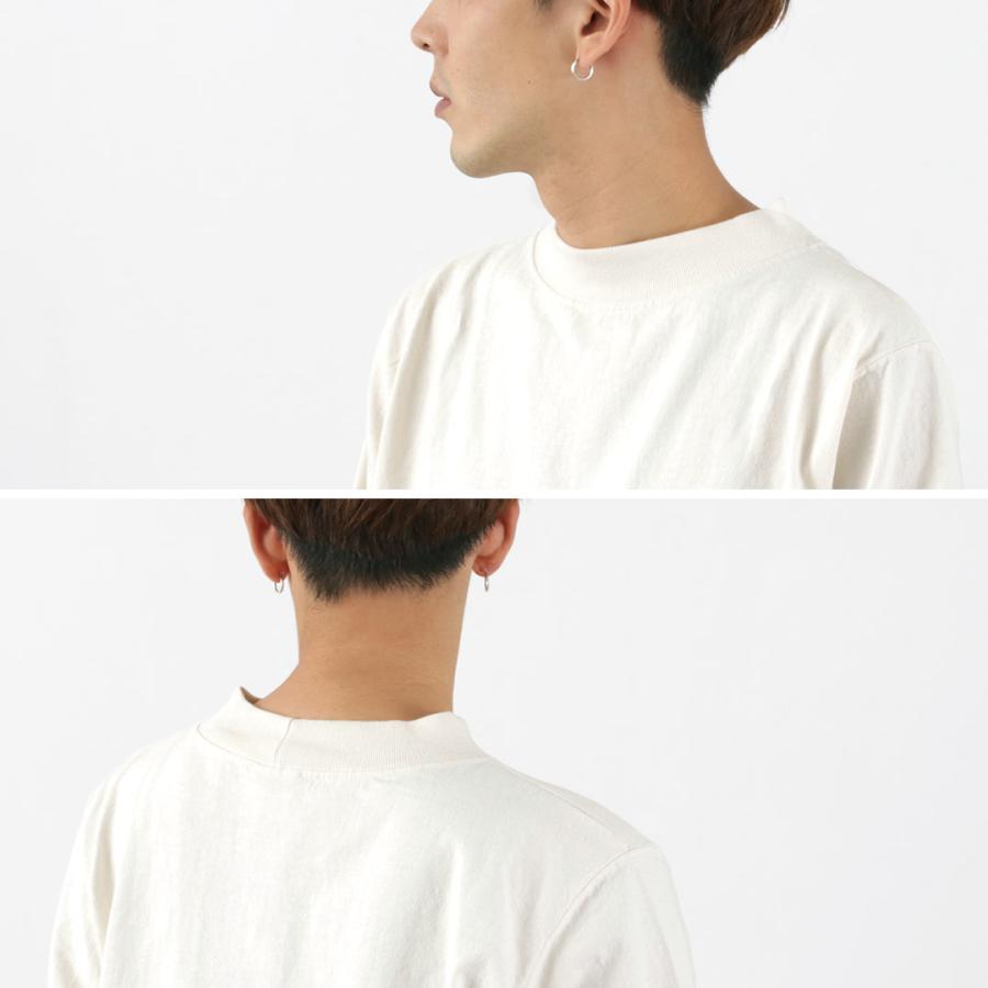 Goodwear（グッドウェア） ロングスリーブ モックネック ポケットT