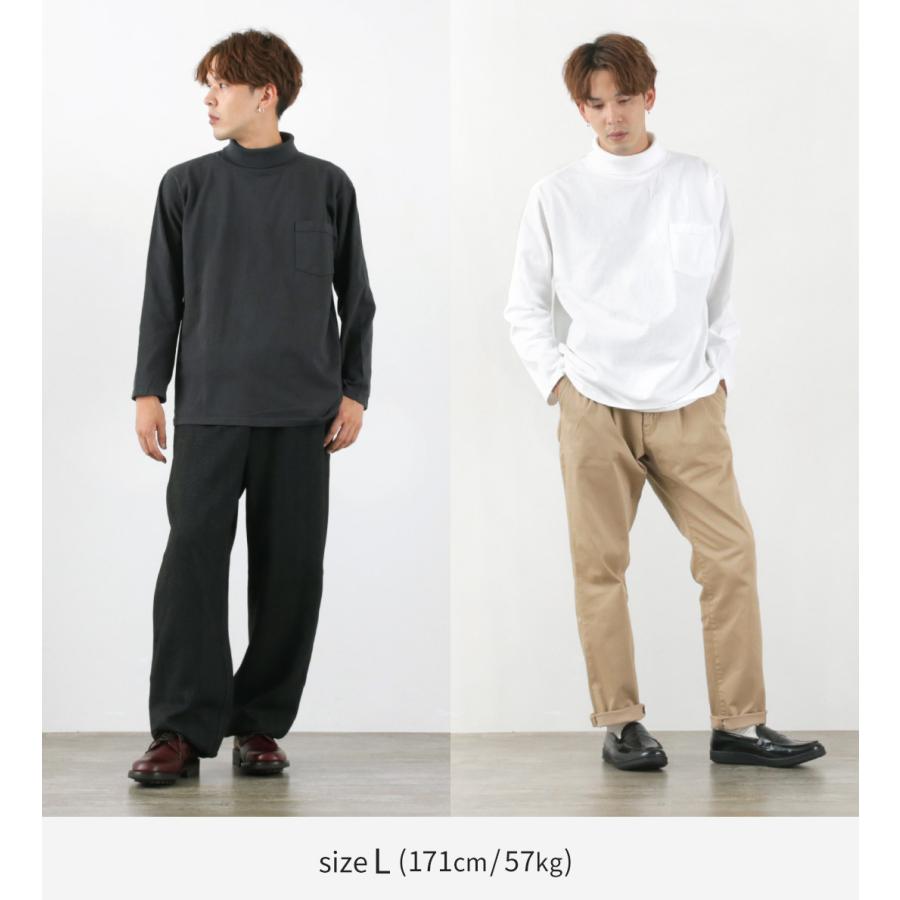 Goodwear（グッドウェア） ロングスリーブ タートルネック ポケットT