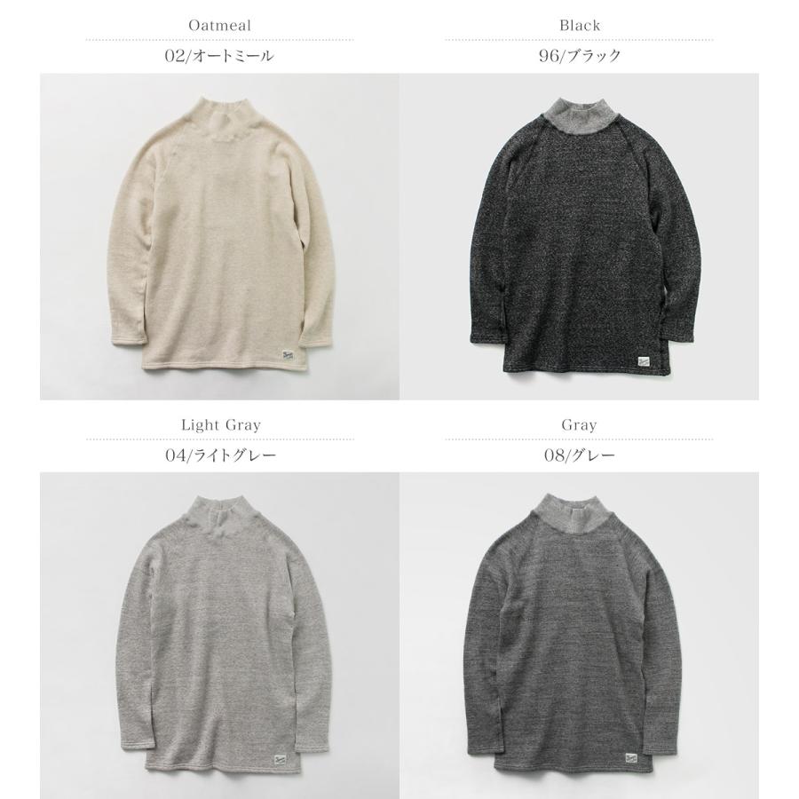 KEPANI（ケパニ） モックネック スウェット / 綿100 無地 メンズ レディース トップス 長袖 裏起毛 日本製 Kepani KEPANI（ケパニ） モックネック スウェット / 綿100 無地