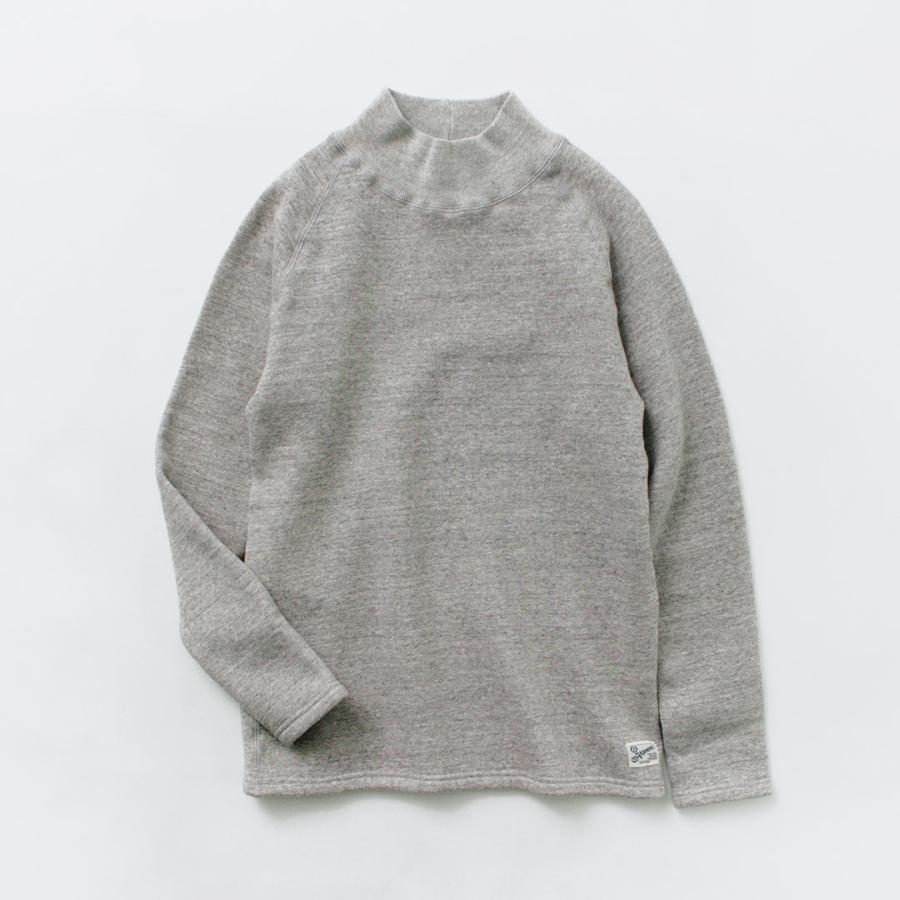 KEPANI（ケパニ） モックネック スウェット / 綿100 無地 メンズ レディース トップス 長袖 裏起毛 日本製 | Kepani | 06