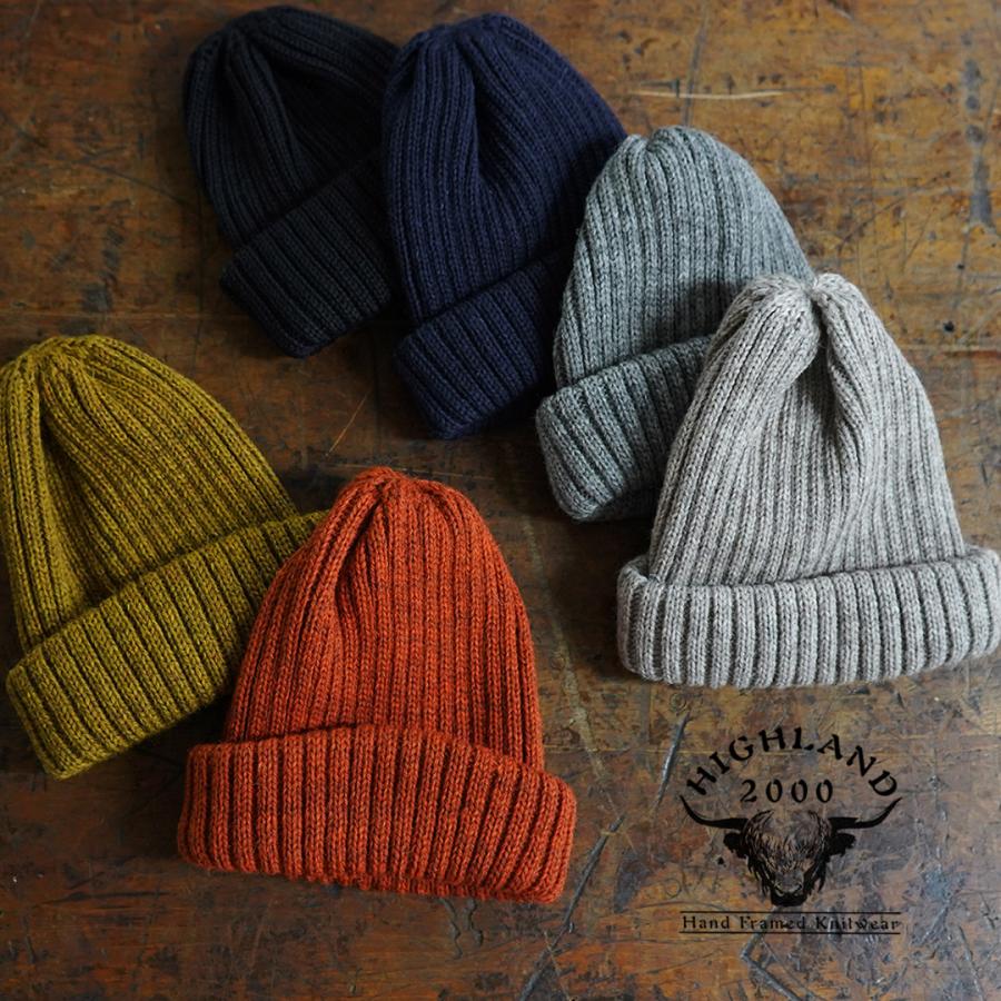HIGHLAND 2000（ハイランド2000） ブリティッシュウール 2×1リブ ボビーキャップ ダブルターンアップ | HIGHLAND 2000 | 10