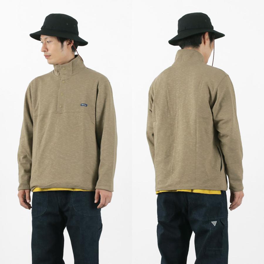 TIEASY（ティージー） HDCS スナッププルオーバー 無地 メンズ 綿 コットン Tシャツ ロンT ワンポイント 長袖 日本製 | TIEASY | 13