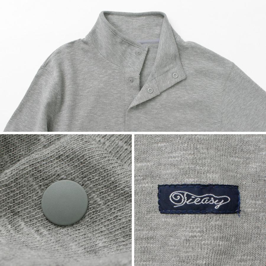 TIEASY（ティージー） HDCS スナッププルオーバー 無地 メンズ 綿 コットン Tシャツ ロンT ワンポイント 長袖 日本製 | TIEASY | 15