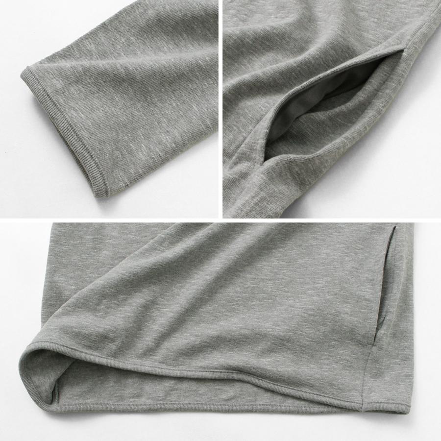 TIEASY（ティージー） HDCS スナッププルオーバー 無地 メンズ 綿 コットン Tシャツ ロンT ワンポイント 長袖 日本製 | TIEASY | 16