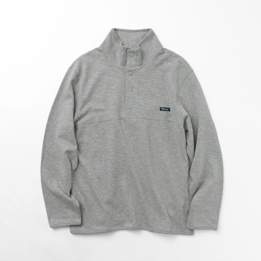 TIEASY（ティージー） HDCS スナッププルオーバー 無地 メンズ 綿 コットン Tシャツ ロンT ワンポイント 長袖 日本製 | TIEASY | 05