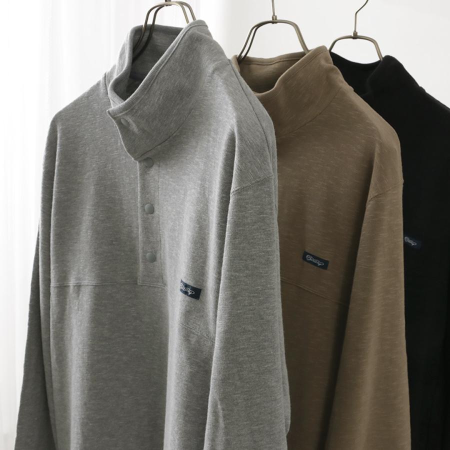 TIEASY（ティージー） HDCS スナッププルオーバー 無地 メンズ 綿 コットン Tシャツ ロンT ワンポイント 長袖 日本製 | TIEASY | 06