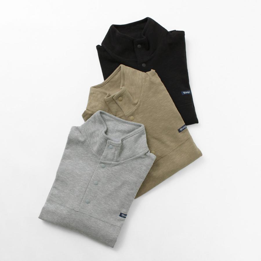 TIEASY（ティージー） HDCS スナッププルオーバー 無地 メンズ 綿 コットン Tシャツ ロンT ワンポイント 長袖 日本製 | TIEASY | 10