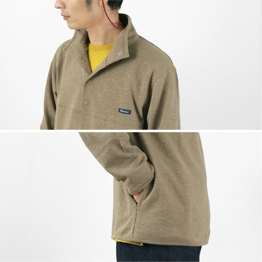 TIEASY（ティージー） HDCS スナッププルオーバー 無地 メンズ 綿 コットン Tシャツ ロンT ワンポイント 長袖 日本製 | TIEASY | 11