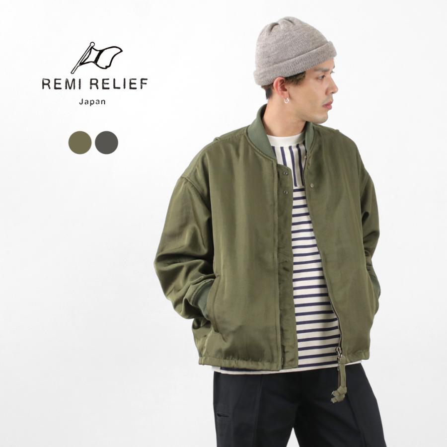 春色3カラー✧ □REMI RELIEF（レミレリーフ）□ジップアップブルゾン
