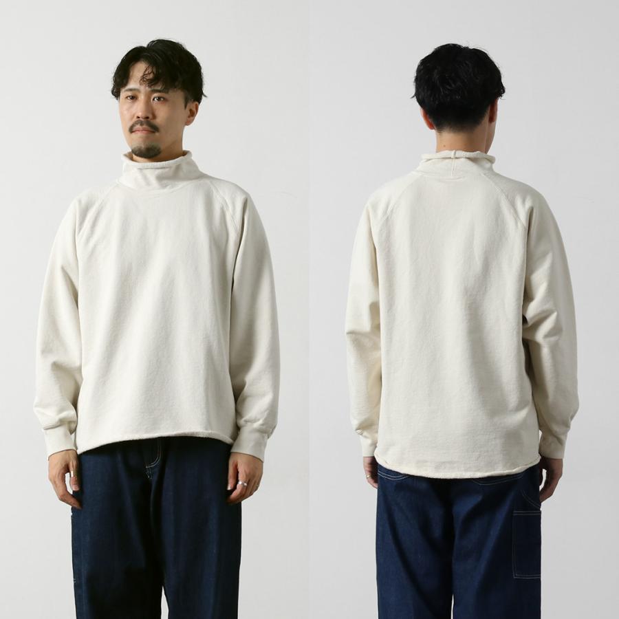 WALLA WALLA SPORT（ワラワラスポーツ） 13oz ロールネックタートル スウェット / メンズ トレーナー ラグラン カットオフ | WALLA WALLA SPORT | 19