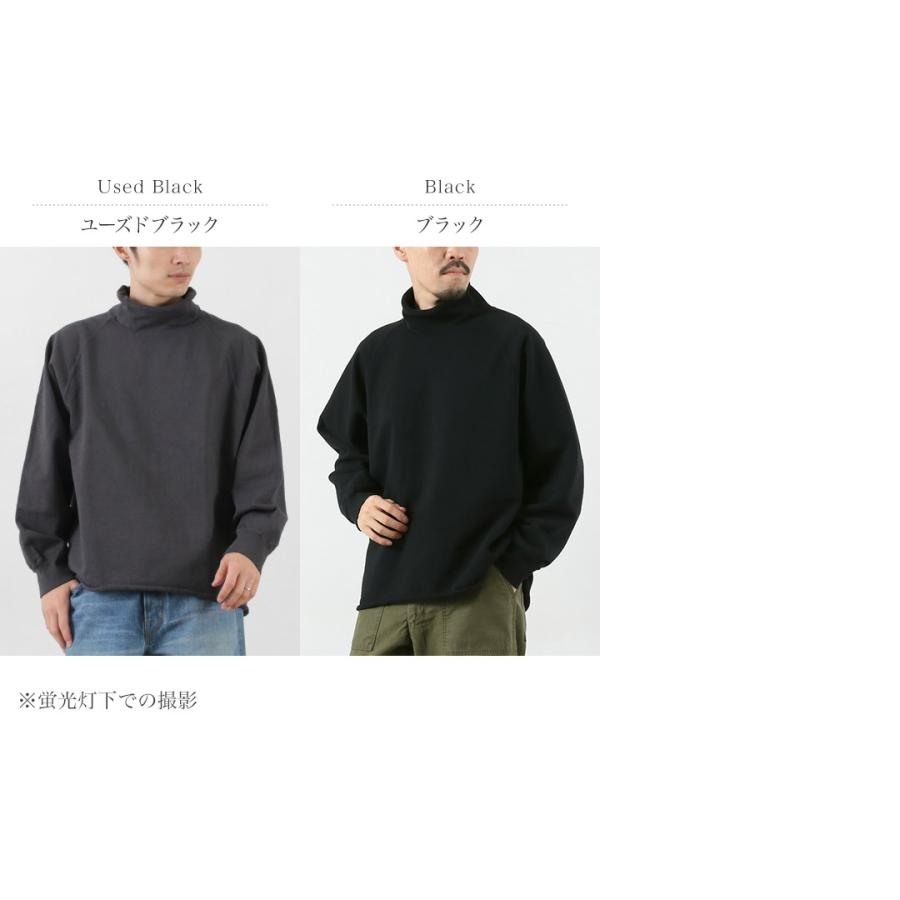WALLA WALLA SPORT（ワラワラスポーツ） 13oz ロールネックタートル スウェット / メンズ トレーナー ラグラン カットオフ | WALLA WALLA SPORT | 10