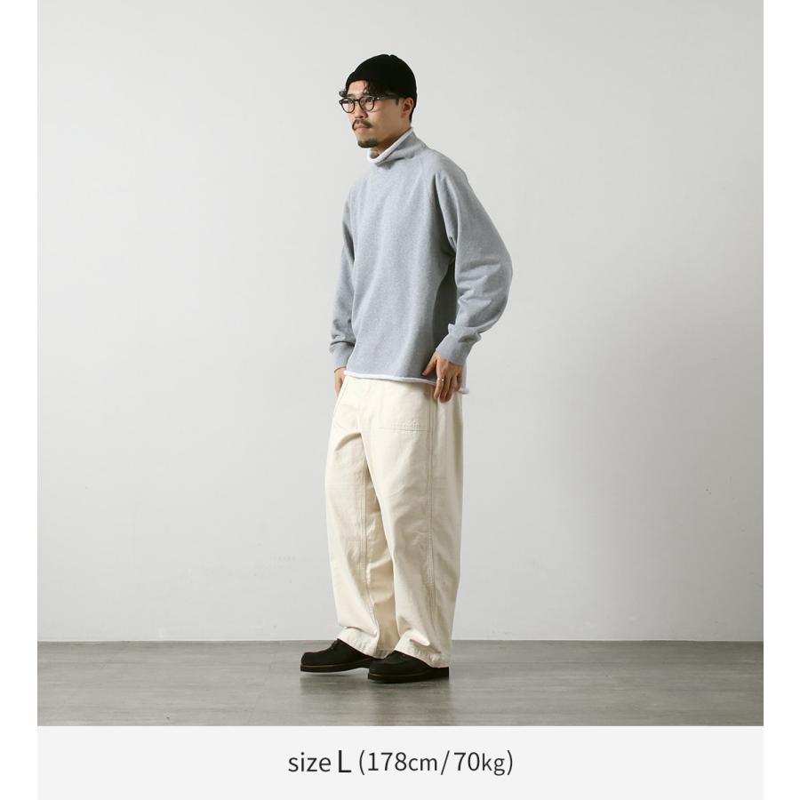 WALLA WALLA SPORT（ワラワラスポーツ） 13oz ロールネックタートル スウェット / メンズ トレーナー ラグラン カットオフ | WALLA WALLA SPORT | 12