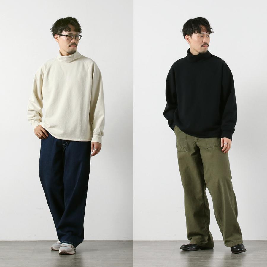 WALLA WALLA SPORT（ワラワラスポーツ） 13oz ロールネックタートル スウェット / メンズ トレーナー ラグラン カットオフ | WALLA WALLA SPORT | 13