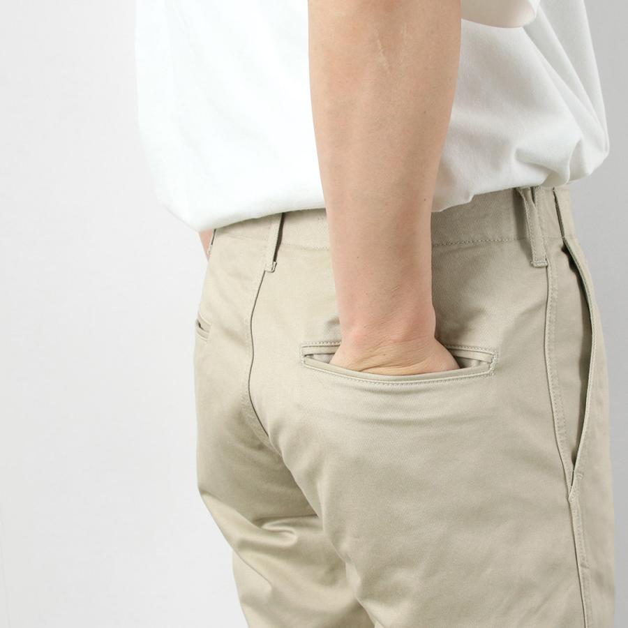 FOB FACTORY（FOBファクトリー） F0514 ナロー U.S トラウザー / メンズ テーパード ウエポン 細身 スリム コットン 綿 日本製 | FOB FACTORY | 14