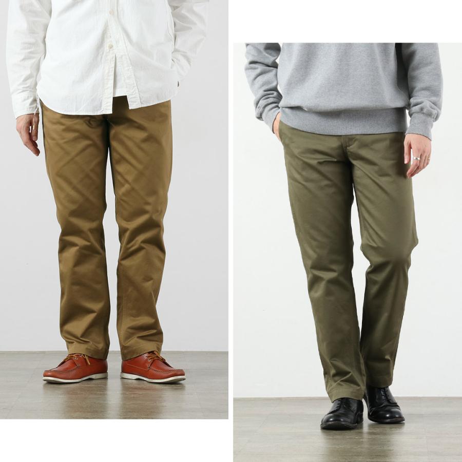 FOB FACTORY（FOBファクトリー） F0514 ナロー U.S トラウザー / メンズ テーパード ウエポン 細身 スリム コットン 綿 日本製 | FOB FACTORY | 08