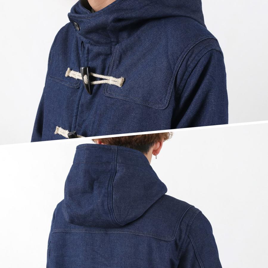 FOB FACTORY（FOBファクトリー） インディゴ ダッフルコート メンズ アウター 二十織デニム ウール 日本製 | FOB FACTORY | 07