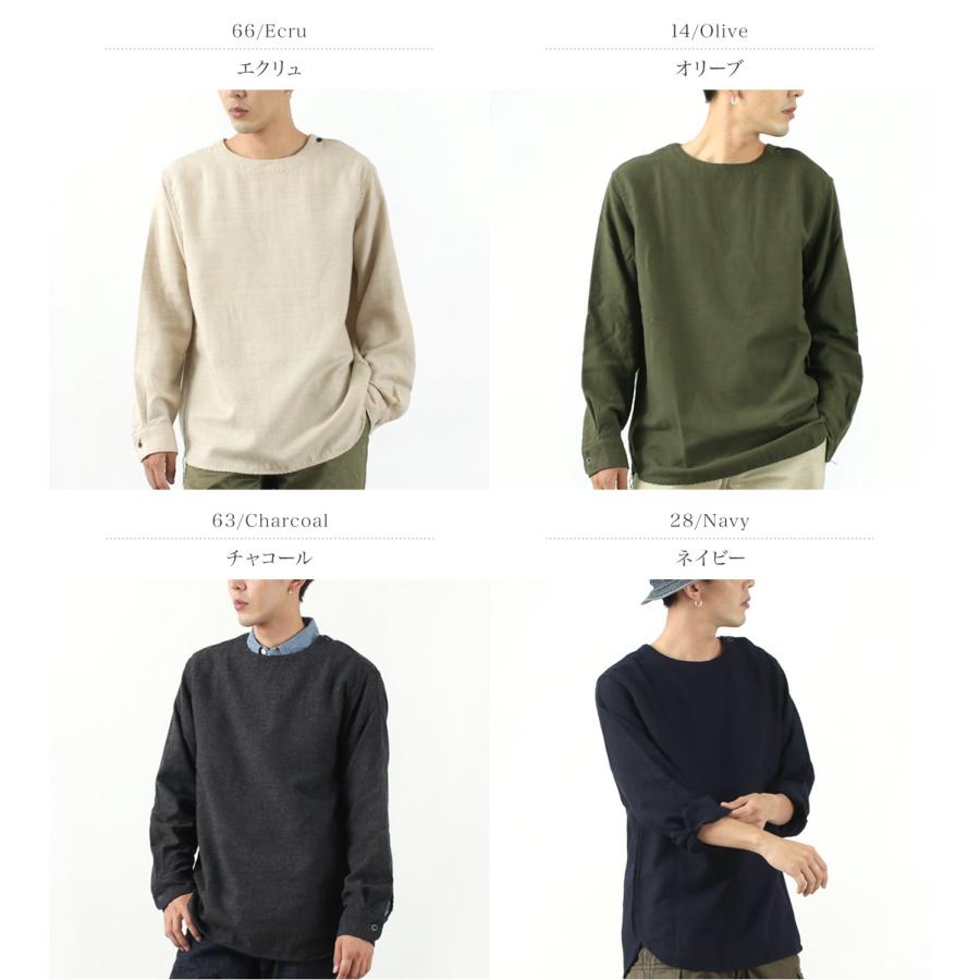 FOB FACTORY F3483 C/Wスリーピングシャツ ネイビー L FOB FACTORY - F3483 / C/W SLEEPING SHIRT / コットンウール