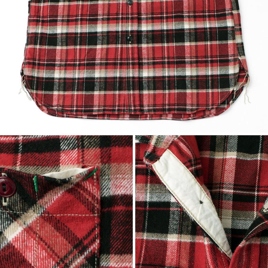 FOB FACTORY（FOBファクトリー） F3481 ヘビー ネル ワークシャツ メンズ ライトアウター シャツジャケット 長袖 | FOB FACTORY | 15