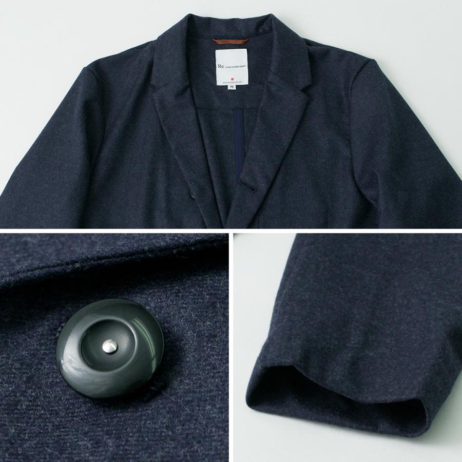 RE MADE IN TOKYO JAPAN（アールイー） ウールフランネル カバーオール ジャケット メンズ 