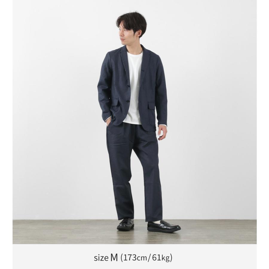 RE MADE IN TOKYO JAPAN（アールイー） ウールフランネル カバーオール ジャケット メンズ 