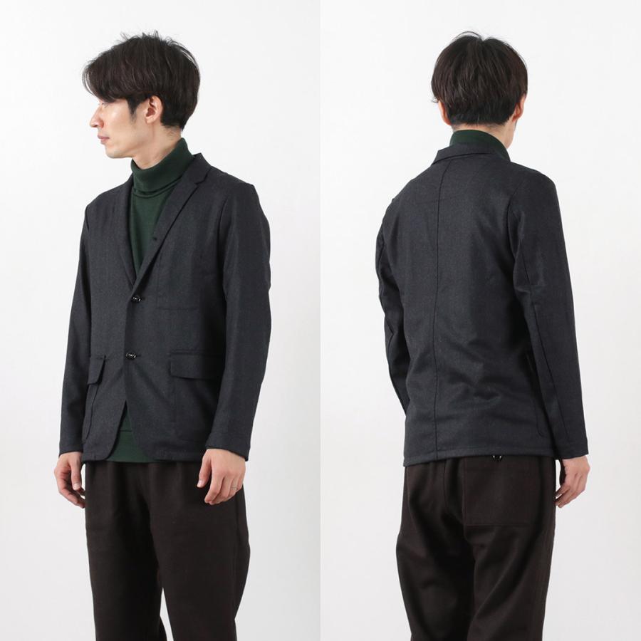 RE MADE IN TOKYO JAPAN（アールイー） ウールフランネル カバーオール ジャケット メンズ 