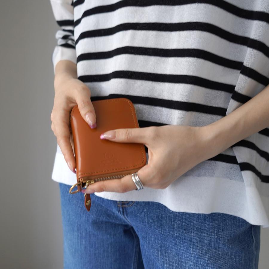 グレンロイヤル　ジップアラウンドスモールウォレット　ウォレットコード付　美品 GLENROYAL グレンロイヤル ジップ アラウンド スモール