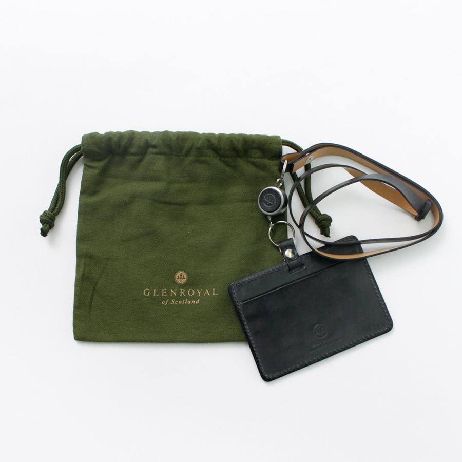 【正規品】GLENROYAL（グレンロイヤル） リールストラップ付IDケース メンズ 本革 レザー オフィス カードホルダー | GLENROYAL | 13