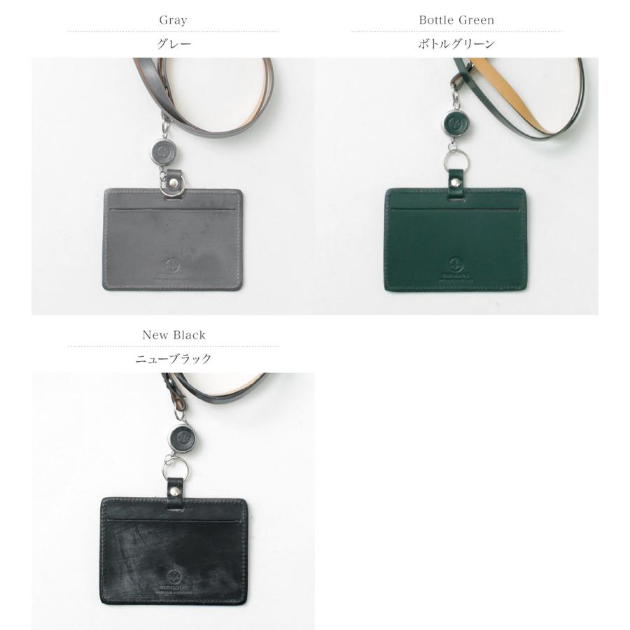 【正規品】GLENROYAL（グレンロイヤル） リールストラップ付IDケース メンズ 本革 レザー オフィス カードホルダー | GLENROYAL | 04