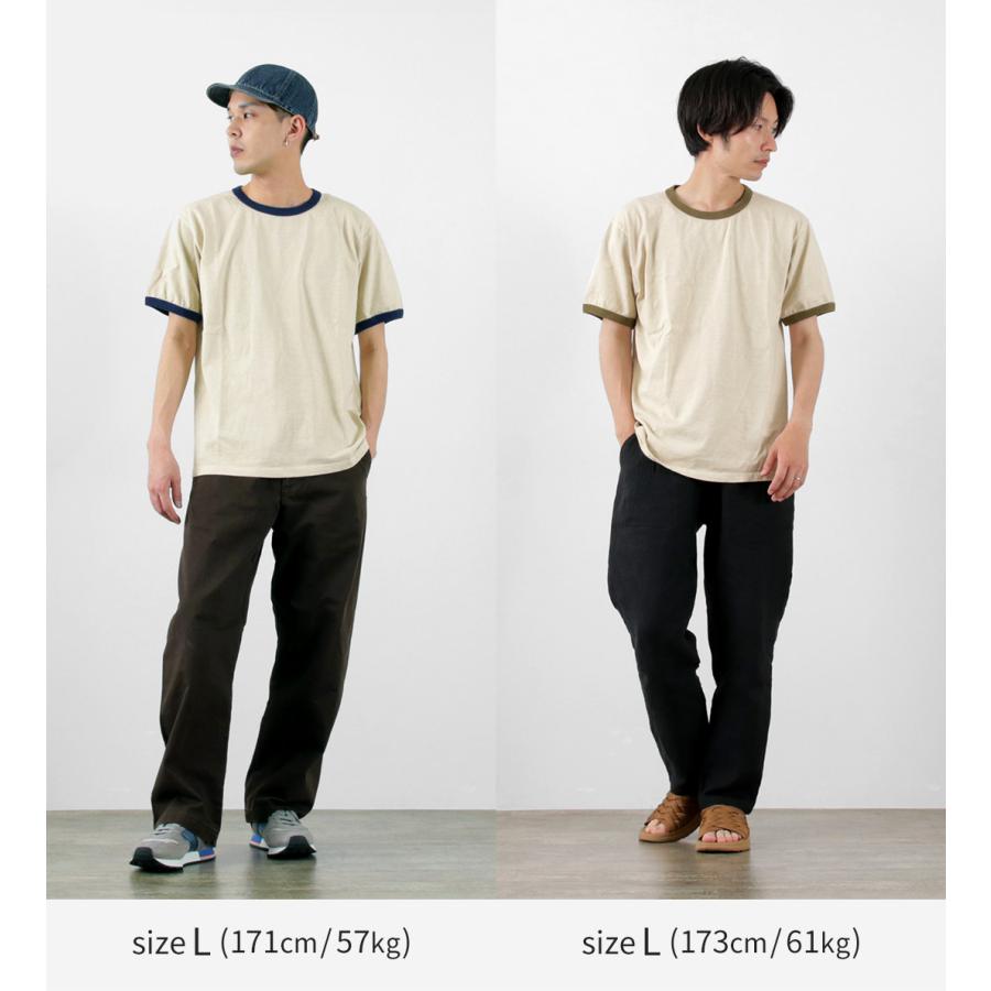 GOOD ON（グッドオン） ショートスリーブ リンガーTシャツ / メンズ トップス カットソー 5.5oz 半袖 綿 コットン | GOOD ON | 10