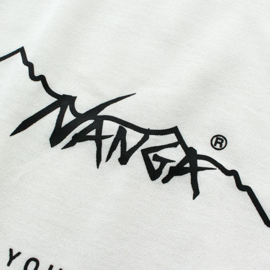 NANGA（ナンガ） ドライミックス フレームロゴTシャツ / メンズ 半袖 プリント 吸水速乾 UVカット 毛玉防止 | NANGA | 12