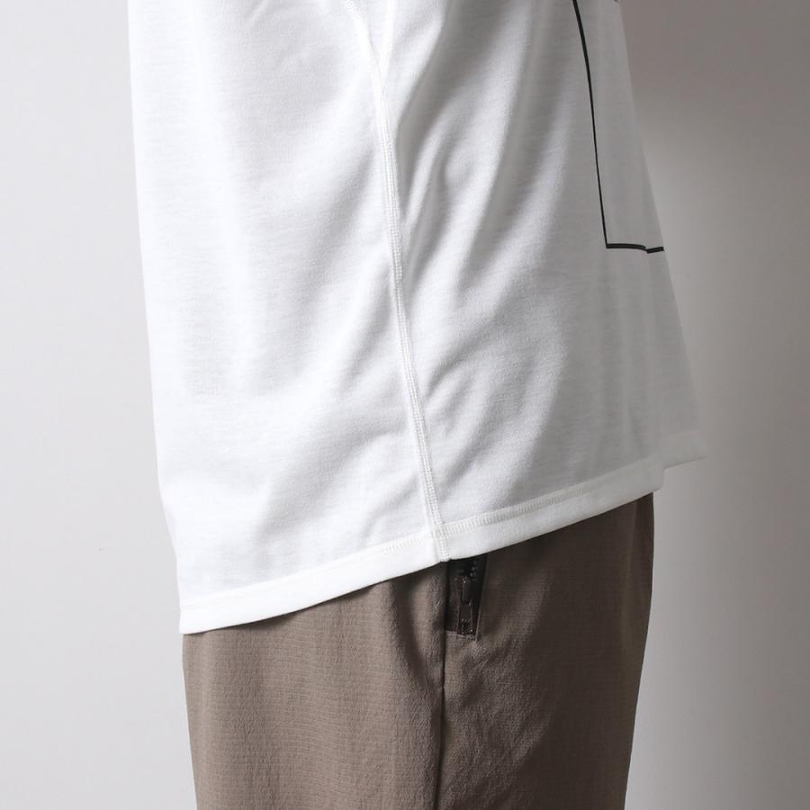 NANGA（ナンガ） ドライミックス フレームロゴTシャツ / メンズ 半袖 プリント 吸水速乾 UVカット 毛玉防止 | NANGA | 16