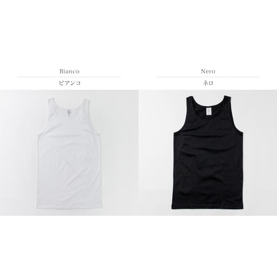 GICIPI（ジチピ） マッジョーレ ベーシックタンクトップ / インナー メンズ 無地 綿 イタリア製 MAGGIORE Basic Tanktop | gicipi | 03