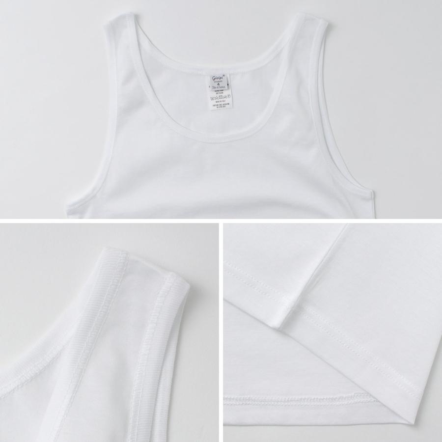 GICIPI（ジチピ） マッジョーレ ベーシックタンクトップ / インナー メンズ 無地 綿 イタリア製 MAGGIORE Basic Tanktop | gicipi | 08